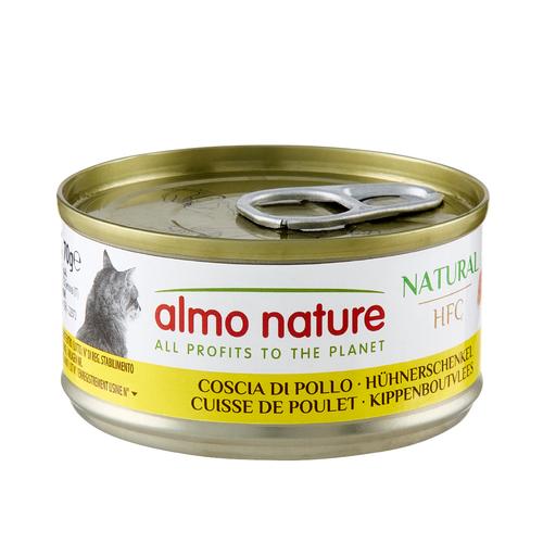 Visuel 1 du produit Pâtée pour chat HFC Natural à la cuisse de poulet Almo Nature - 70 g