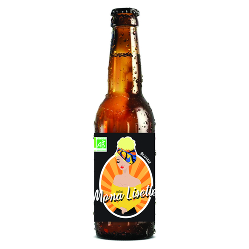 Visuel 1 du produit Bière blonde bio Mona Lisette - 33 cl