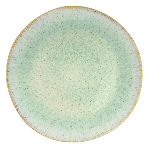Visuel 1 du produit Assiette plate en grès réactif vert Aspen - Ø 28 cm