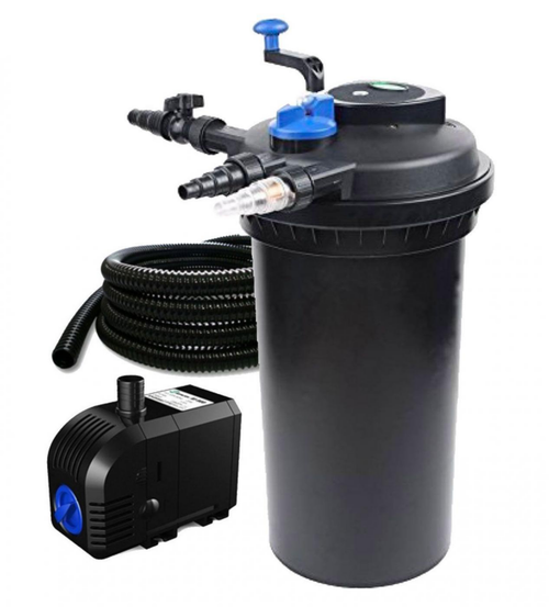 Visuel 1 du produit Filtre pression premium avec UV et pompe, pour bassin - SUNSUN CPF-15000