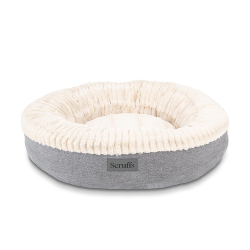 Visuel 1 du produit Couchage pour chien coloris gris corbeille ronde Scruffs Ellen - Taille XL Ø 75 cm