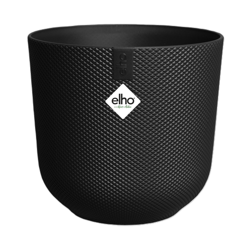 Visuel 1 du produit Cache-pot en plastique living noir Elho Jazz - Ø 26 cm