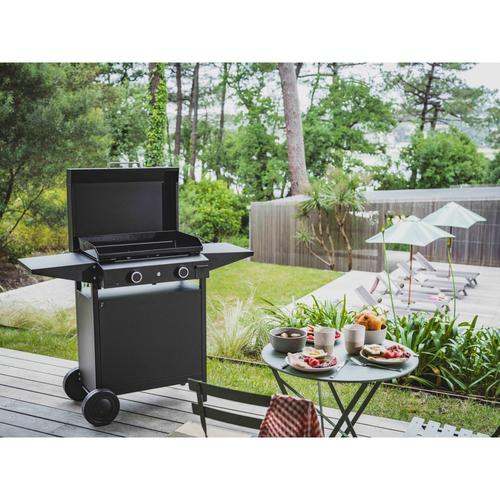 Visuel 4 du produit Capot pour barbecue Origin 60 coloris noir en acier Forge Adour Origin - 63,2 x 48,5 x 11,9 cm