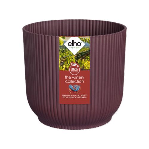 Visuel 1 du produit Cache-pot bordeaux Elho The Winery Collection - Ø 16 cm