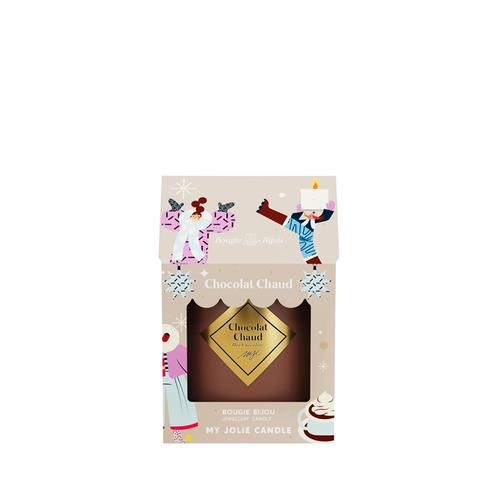 Visuel 1 du produit Bougie bijou parfumée chocolat chaud en verre marron Maison Berger - 180 g