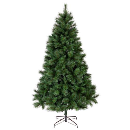Visuel 1 du produit Sapin de Noël artificiel vert 36 branches avec pied en métal Ø 46 cm Ontario - Ø 102 x H 180 cm