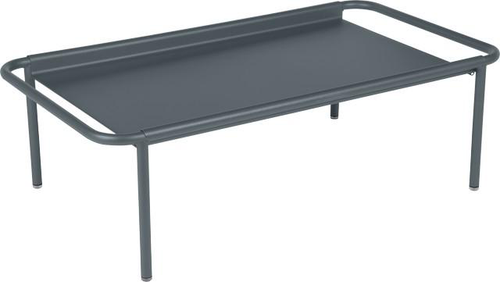 Visuel 1 du produit Table basse Coolside coloris gris en acier Fermob - 115 x 63 cm