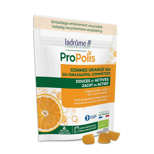 Visuel 1 du produit Gommes à la propolis et orange bio Ladrôme – 45 g