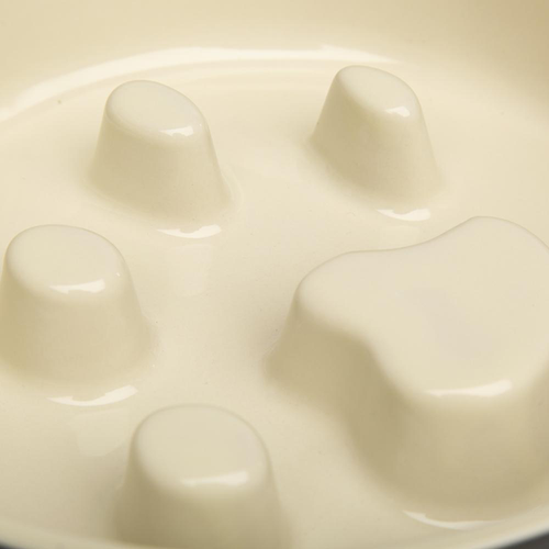 Visuel 4 du produit Gamelle anti-glouton pour chien en grès coloris beige clair Scruffs - 16 x 16 x 5 cm