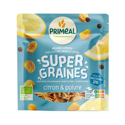 Visuel 1 du produit Mélange de graines bio citron poivre Priméal Super Graines - 70 g