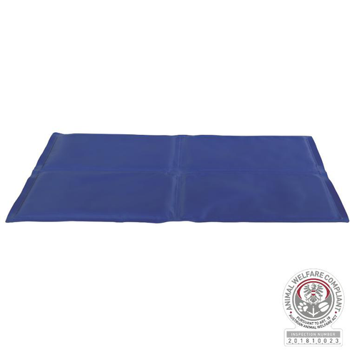 Visuel 2 du produit Tapis rafraîchissant pour chien coloris bleu Trixie - 60 x 100 cm
