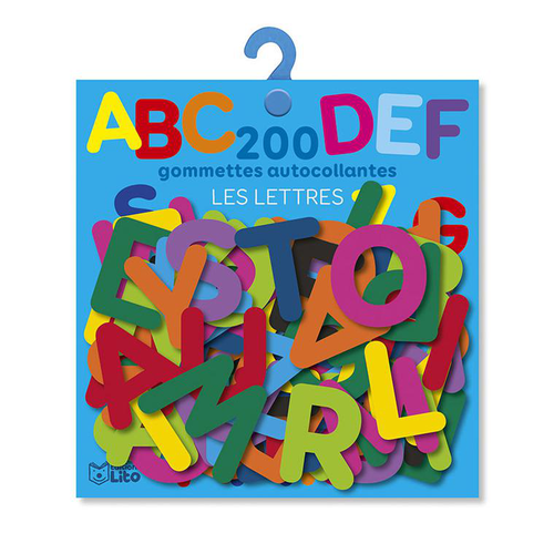 Visuel 1 du produit Lot de gommettes "Les lettres'