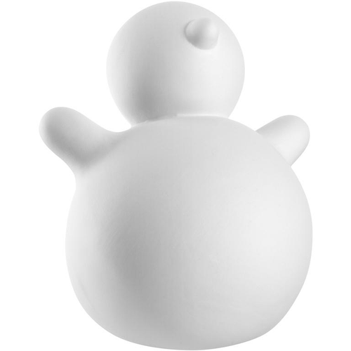 Visuel 1 du produit Bonhomme de neige en céramique blanche Leonardo Pablito - Ø 6 x H 8 cm