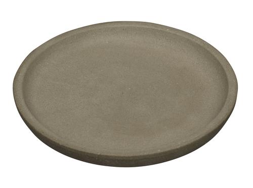 Visuel 1 du produit Soucoupe pour pot coloris gris en terre recyclée - Ø 32 cm