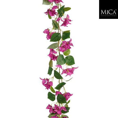 Visuel 1 du produit Guirlande de bougainvillier artificiel Bougainvillea fuchsia - Ø 10 x 180 cm