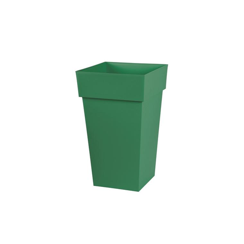 Visuel 1 du produit Pot haut carré Toscane coloris vert jungle 39 x 39 x 65 cm de 62 L