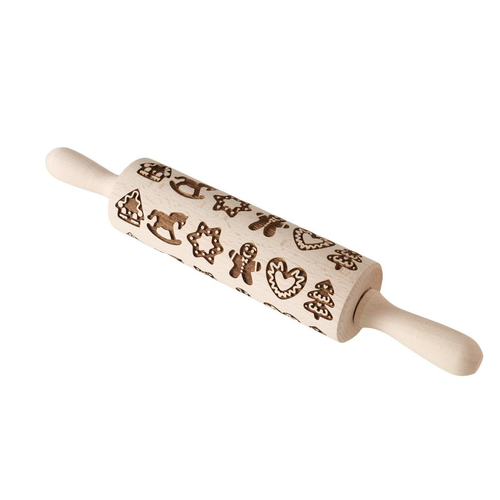 Visuel 1 du produit Rouleau à pâtisserie en bois de hêtre Ginger - Ø 6 x 37 cm