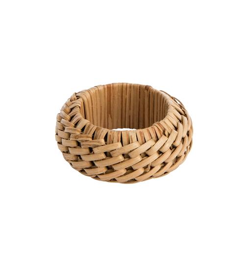 Visuel 1 du produit Rond de serviette tressé en osier coloris naturel Ø 2,5 cm - les 6 pièces