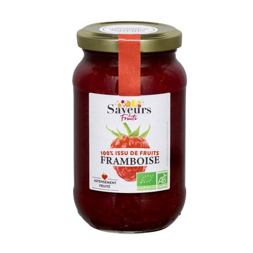 Visuel 1 du produit Préparation bio 100 % fruits framboise Saveurs Attitudes - 310 g
