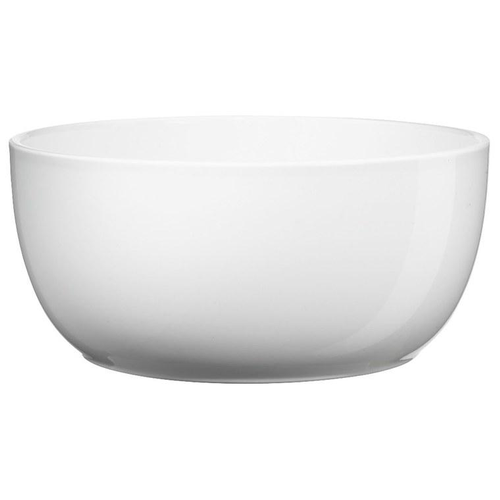 Visuel 1 du produit Coupe en céramique blanche 3 orchidées - Ø 28,5/26,5 x H 13 cm