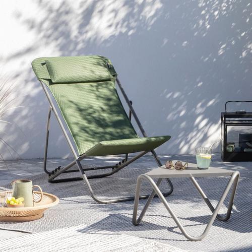 Visuel 5 du produit Maxi Transat BeComfort® tube titane olive Lafuma Mobilier - 62 x 83 x 94 cm