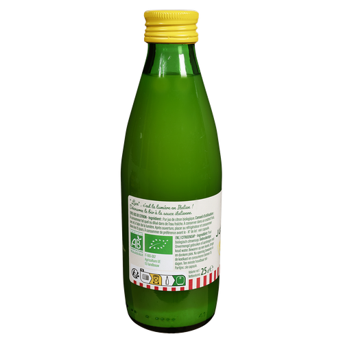 Visuel 3 du produit Jus de citron bio bouteille Luce - 250 ml