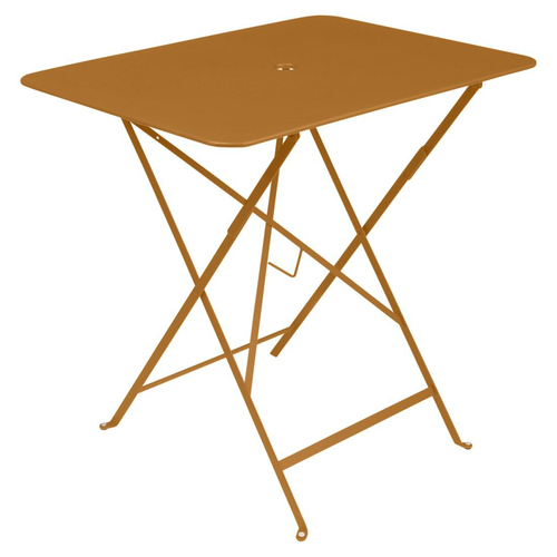 Visuel 1 du produit Table pliante Bistro coloris marron en acier Fermob - 77 x 57 x 74 cm