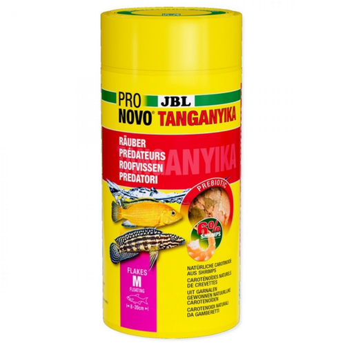 Visuel 1 du produit Alimentation poissons Tanganyika en flocons, JBL ProNovo - 170g/1000ml