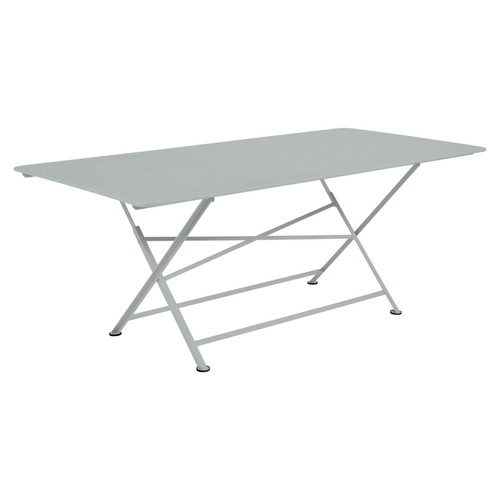Visuel 1 du produit Table pliante Cargo coloris gris en acier Fermob - 190 x 90 cm