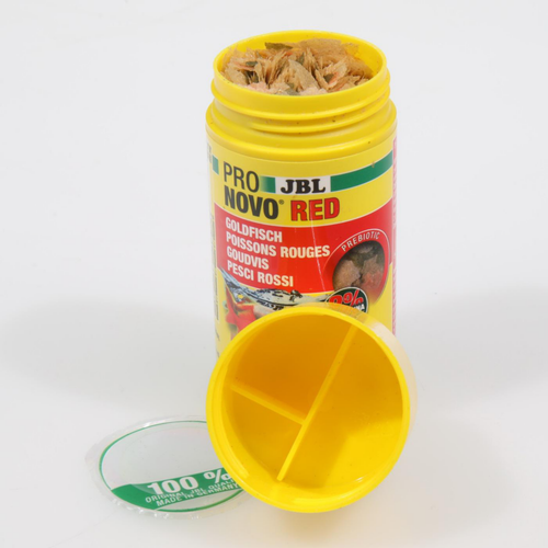 Visuel 2 du produit Aliment en flocons pour poisons rouges JBL Pronovo red flakes M – 100 ml