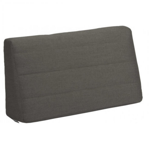 Visuel 1 du produit Coussin de dossier satiné gris STERN - 75x40 cm