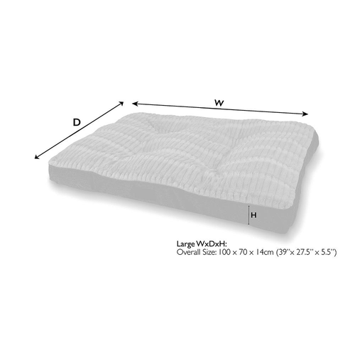 Visuel 5 du produit Couchage pour chien coloris gris coussin Scruffs Ellen - Taille L 100 x 70 x 10 cm