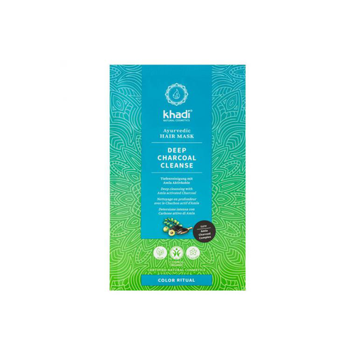 Visuel 1 du produit Masque capillaire ayurvédique Khadi Deep Charcoal Cleanse - 50 g