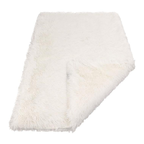 Visuel 1 du produit Plaid moelleux pour chien ou chat coloris blanc Noël Wouapy - 150 x 100 cm