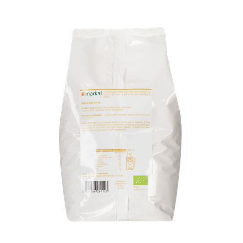 Visuel 2 du produit Farine de seigle T130 bio – 1 kg