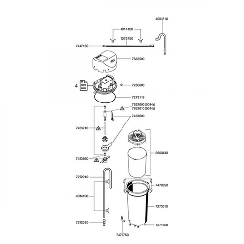 Visuel 2 du produit Capot de filtre - EHEIM PIÈCES DÉTACHÉES - Classic 250