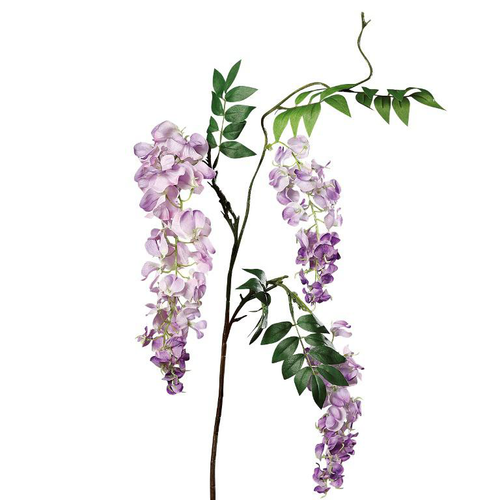 Visuel 1 du produit Bouquet artificiel de glycine lilas coloris rose - 100 cm