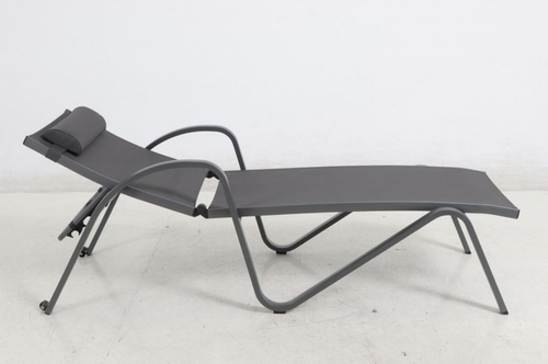 Visuel 2 du produit Bain de soleil FORIOS en aluminium anthracite, MWH