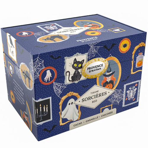 Visuel 1 du produit Coffret métal de tisane sorcières bio Provence d’antan - 40 g