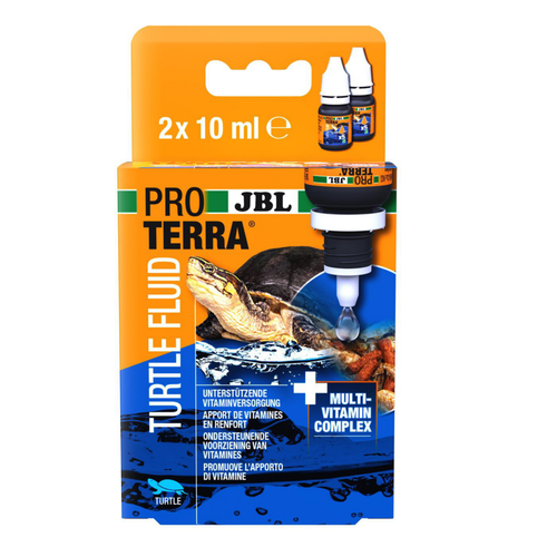 Visuel 1 du produit Complexe vitaminé pour tortues d’eau JBL Proterra Tortoise Fluid – 2 x 10 ml