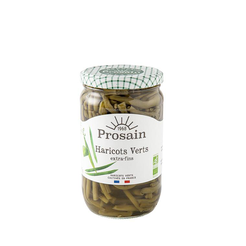 Visuel 1 du produit Haricots verts extra fins bio en bocal de 660 g