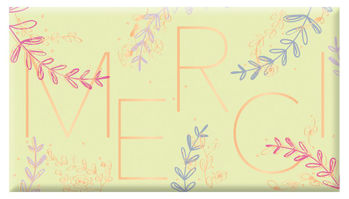 Visuel 1 du produit Chocolat au lait bio « Merci » Art Grafik - 40 g