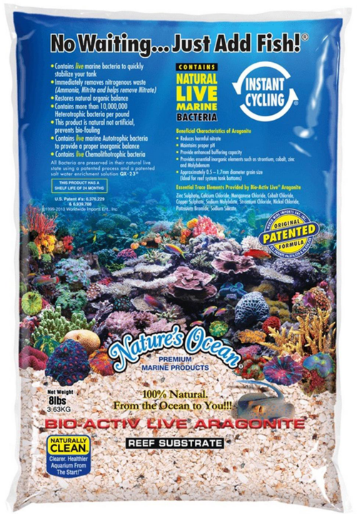 Visuel 1 du produit Sable vivant pour aquarium coloris blanc Antinea Reef - 7,25 kg (1,0 - 12,5 mm)