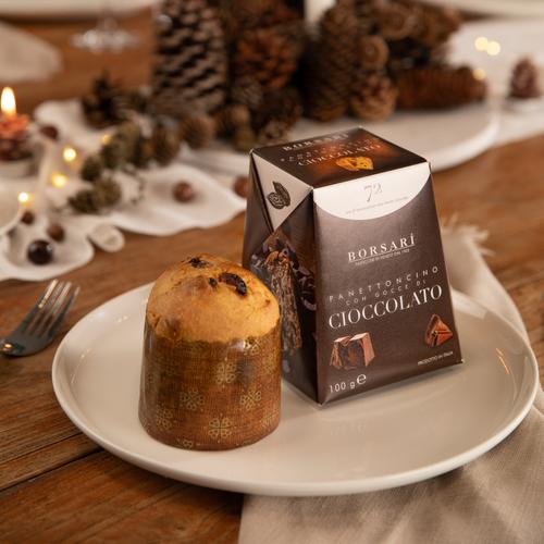 Visuel 3 du produit Mini panettone au chocolat Borsari - 100 g