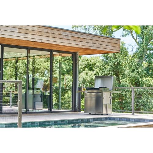 Visuel 3 du produit Chariot premium fermé en inox 60 Forge Adour - 174,5 x 55,6 x 104,2 cm