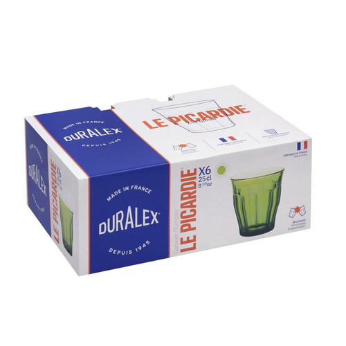 Visuel 2 du produit Gobelet en verre vert Picardie - 25 cl