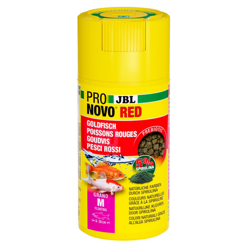 Visuel 1 du produit Aliment en granules pour poisons rouges JBL Pronovo red grano M – 100 ml