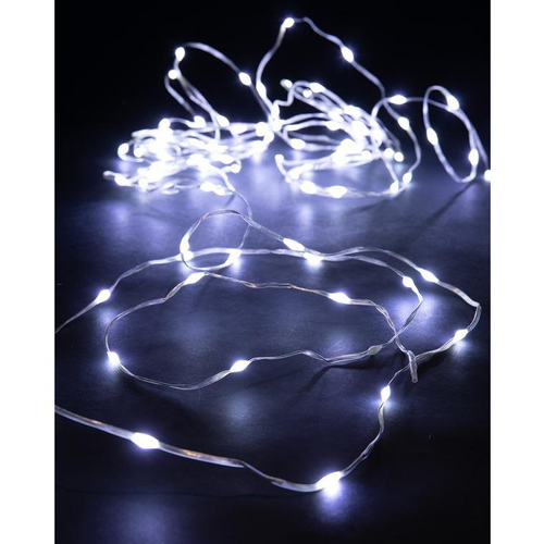 Visuel 1 du produit Guirlande lumineuse micro LED à lumière animée blanc chaud sur secteur - 10 m