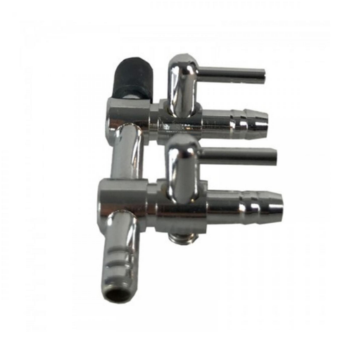 Visuel 3 du produit Robinetterie à air en acier, 2 sorties - AQUA NOVA