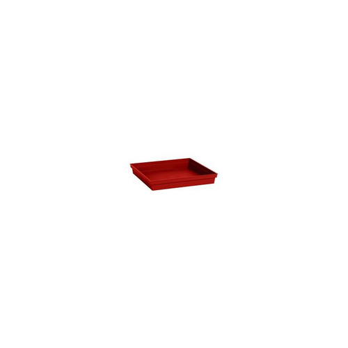 Visuel 1 du produit Soucoupe Toscane carree Rouge rubis L26,7x l26,7x H3 cm